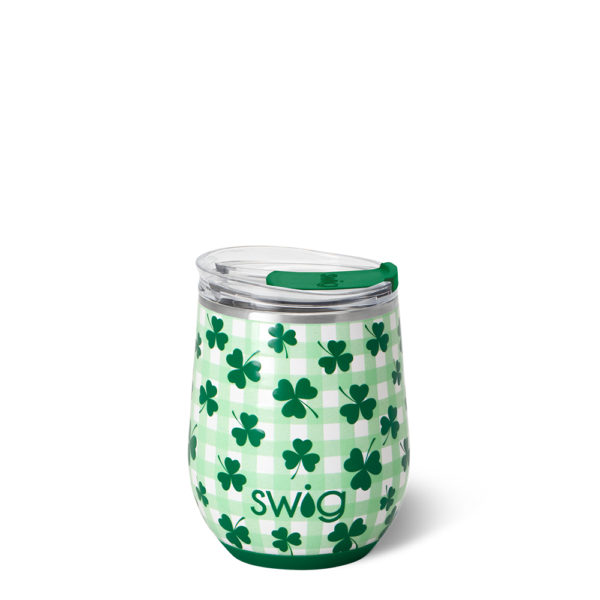 Swig Shamrock Stemless Wine